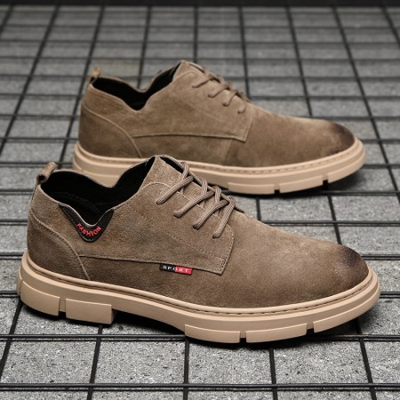 Men's Casual New Autumn Tooling Trendy Leather Boots